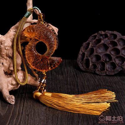 古法琉璃年年有魚(yú)掛件 匠心工藝與現(xiàn)代生活的完美融合